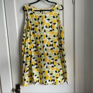 Lemon lime sundress with pockets 1x